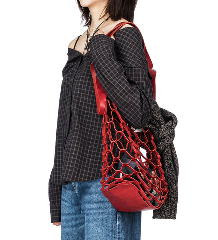 MEDIA CUT BAG SHIFTING RED GRITTY BULL HIDE