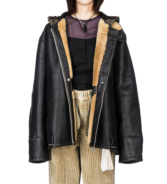 BLIZZARD JACKET NATURAL AVIATOR SHEARLING