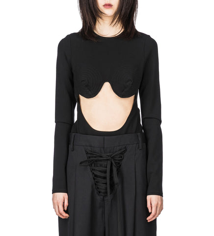 LONGSLEEVE BODY SUIT BLACK