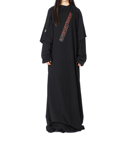 JEAN PAUL GAULTIER X SHAYNE OLIVER TWISTED DRESS FADED BLACK