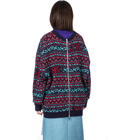 KAIR V NECK SWEATER NAVY