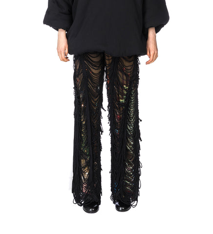 JEAN PAUL GAULTIER X SHAYNE OLIVER SLASHED CITY PANTS