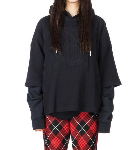 THE OVERSIZED JPG SWEATSHIRT BLACK