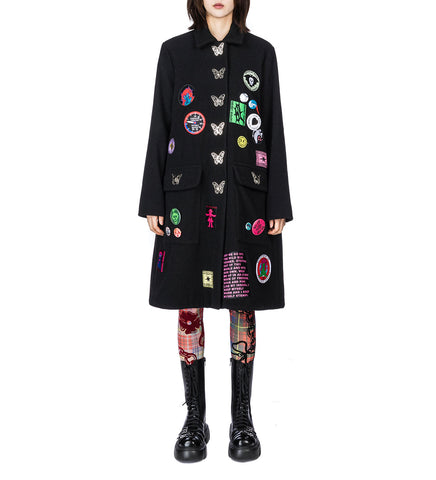 BUTTERFLY COAT BLACK