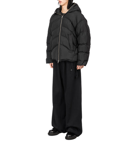 WIDE SWEATPANT BLACK