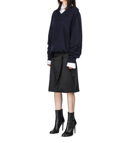 LAYERED SKIRT BLACK