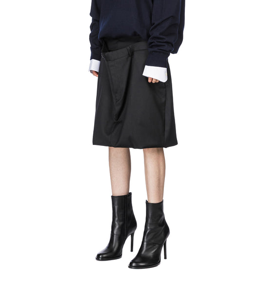 LAYERED SKIRT BLACK