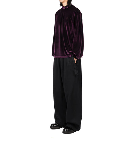 WIDE SWEATPANT BLACK