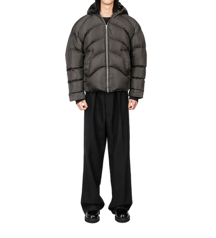 WORKER LOW CROTCH TROUSERS BLACK