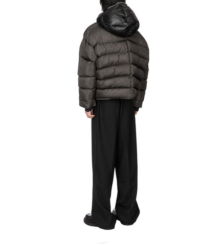WORKER LOW CROTCH TROUSERS BLACK