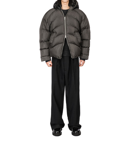 WORKER LOW CROTCH TROUSERS BLACK