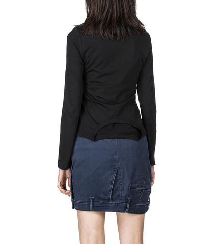 JERSEY SHIRT BABY FIT BLACK