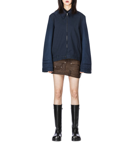 HARRINGTON CHINO JACKET BLUE