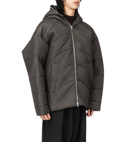 DUVET PUFFER JACKET SMALL PADDED CHARCOAL