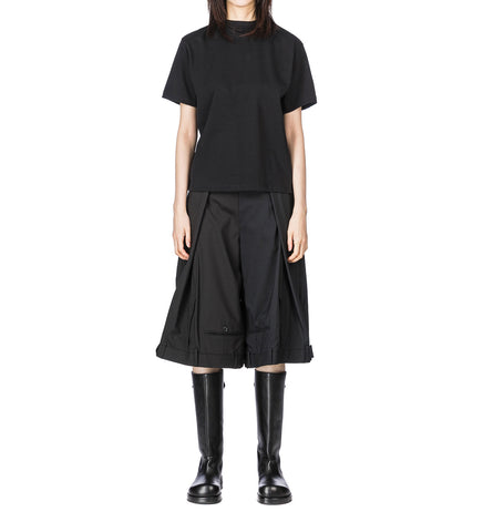 UPSIDE DOWN SHORTS WIDE BLACK