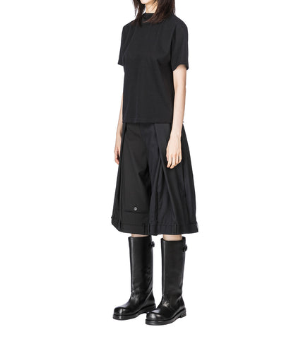 UPSIDE DOWN SHORTS WIDE BLACK