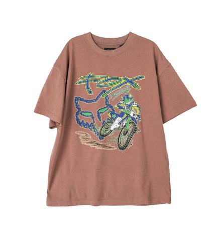 RACING T-SHIRT BROWN