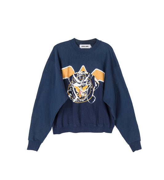 WAVE CREWNECK NAVY #2