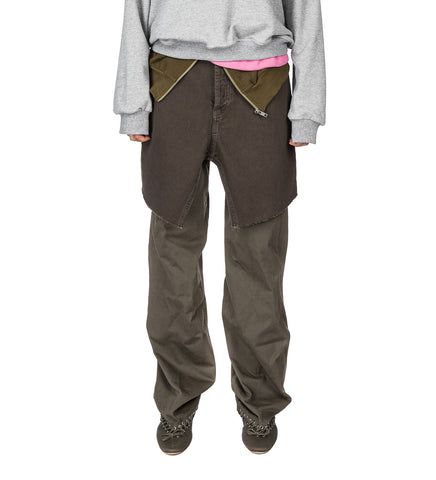 DISPLAY DENIM SHORTS BROWN