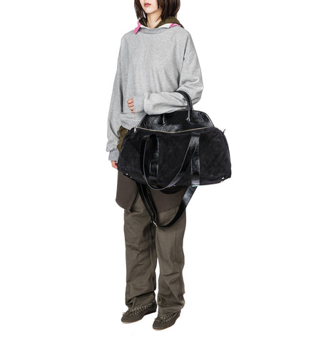 CARRIE BAG BLACK SUEDE/NAPPA
