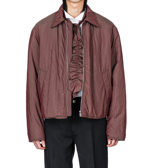 GATHERED TIE SHINING CHERRY CRINKLE SOLARO