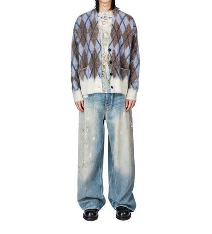 KATCHER MOHAIR GREY/BROWN