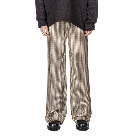 POLTANA CHECK FLUID CU TWILL BEIGE