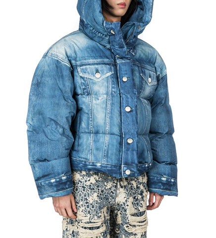 OMENTA P DENIM COTTON HAND TECH DENIM BLUE