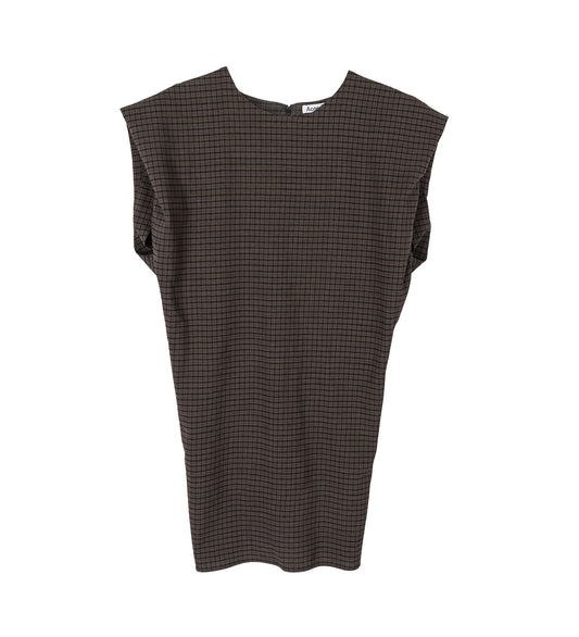 TANADO STRETCH CHECK MULTI BROWN