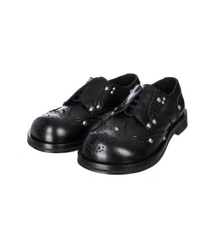 BROGUE DERBY BRUSH OFF BLACK