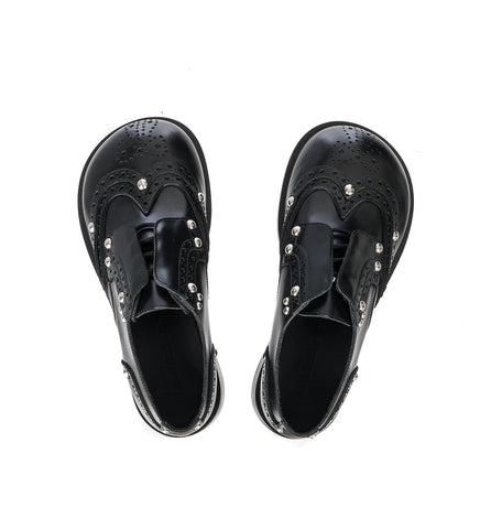 BROGUE DERBY BRUSH OFF BLACK