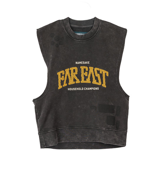 BEAN BIKER VEST PUBBLE GREY