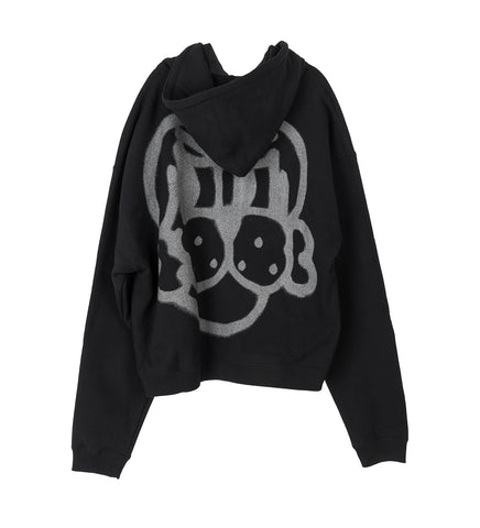REFLECTIVE FINESSE PUP HOODIE BLACK