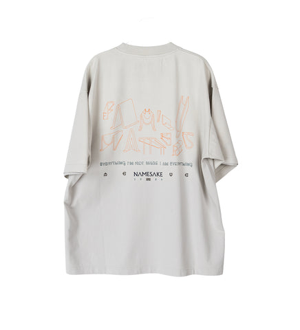 SAVA OVERSIZED PLAYGROUND TEE CANNOLI CREAM