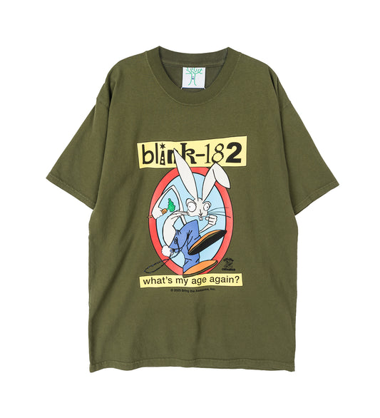 ONLINE CERAMICS X BLINK-182 WHAT'S MY AGE AGAIN? TEE GREEN