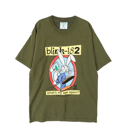 ONLINE CERAMICS X BLINK-182 WHAT'S MY AGE AGAIN? TEE GREEN