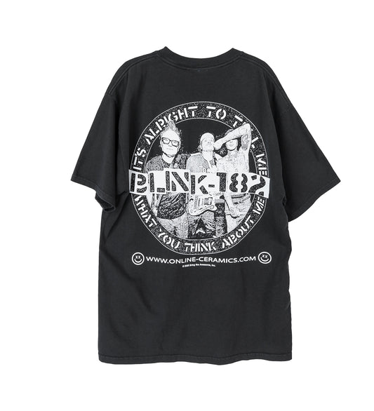 ONLINE CERAMICS X BLINK-182 I GUESS THIS IS GROWING UP TEE OFF-BLACK