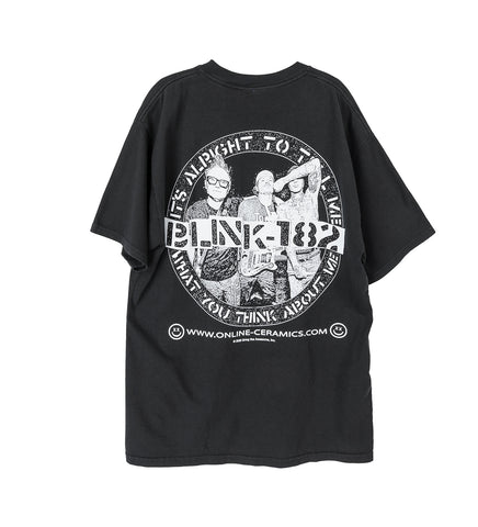 ONLINE CERAMICS X BLINK-182 I GUESS THIS IS GROWING UP TEE OFF-BLACK