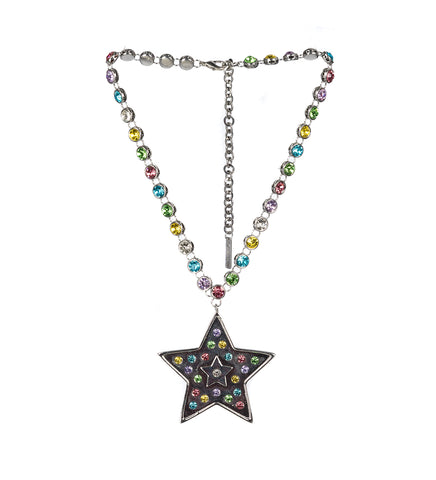 STAR COLLIER SILVER/WHITE
