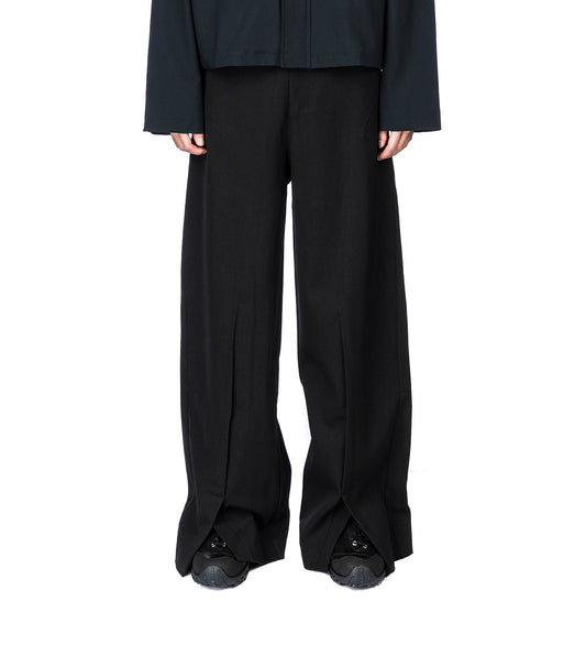 KEVIN SLIT TROUSERS EUPHORIC BLACK