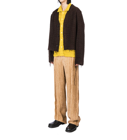 RICHIE TROUSER FLUID BEIGE STRIPE