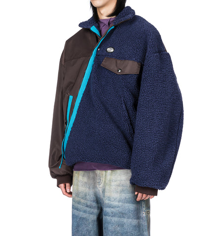 NORTH TWIST FLEECE DEPTH BLUE
