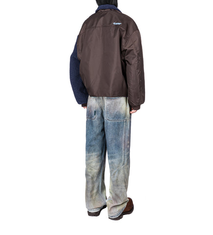 NORTH TWIST FLEECE DEPTH BLUE
