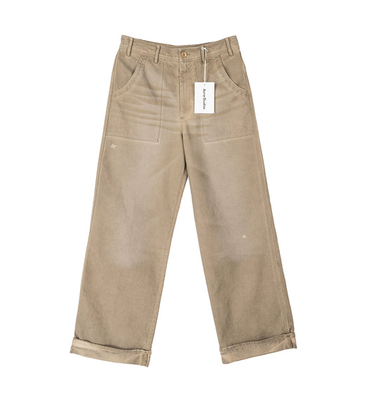 PLINTY RUSTIC COTTON TWILL CAMEL BEIGE