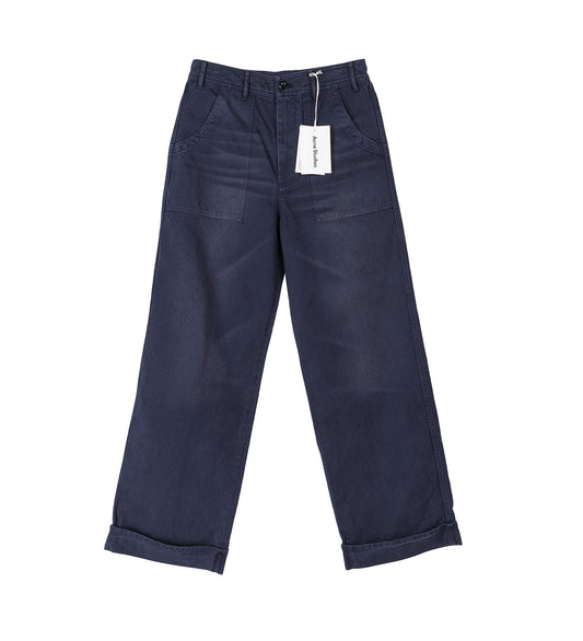 PLINTY RUSTIC COTTON TWILL NAVY BLUE