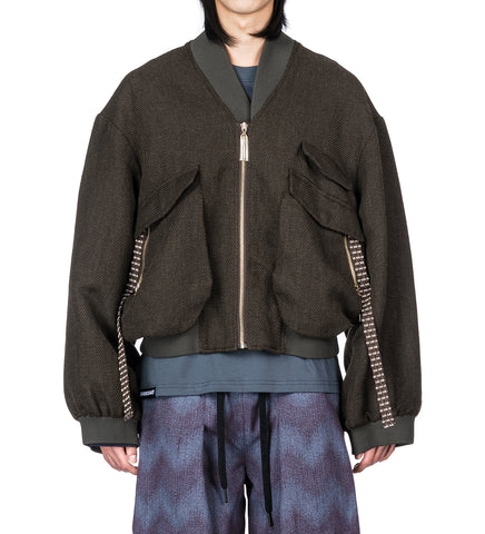 KIRK FLIGHT JACKET OLIVE GREEN