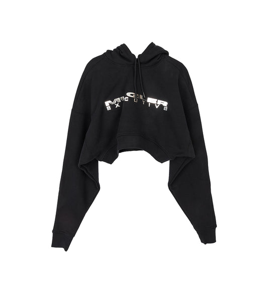 EXECUTIVE CROPPED HOODIE BLACK