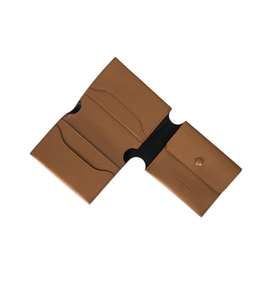 FOLD WALLET C CARAMEL BROWN