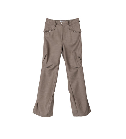 ALEC K-DART TROUSER BROWN OAK