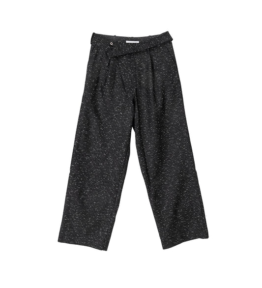 NAVIN WIDE TROUSER ASH BLACK